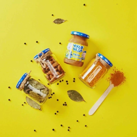 ЧУДО-ЧАДО Пюре яблоко-морковь-айва 170гр